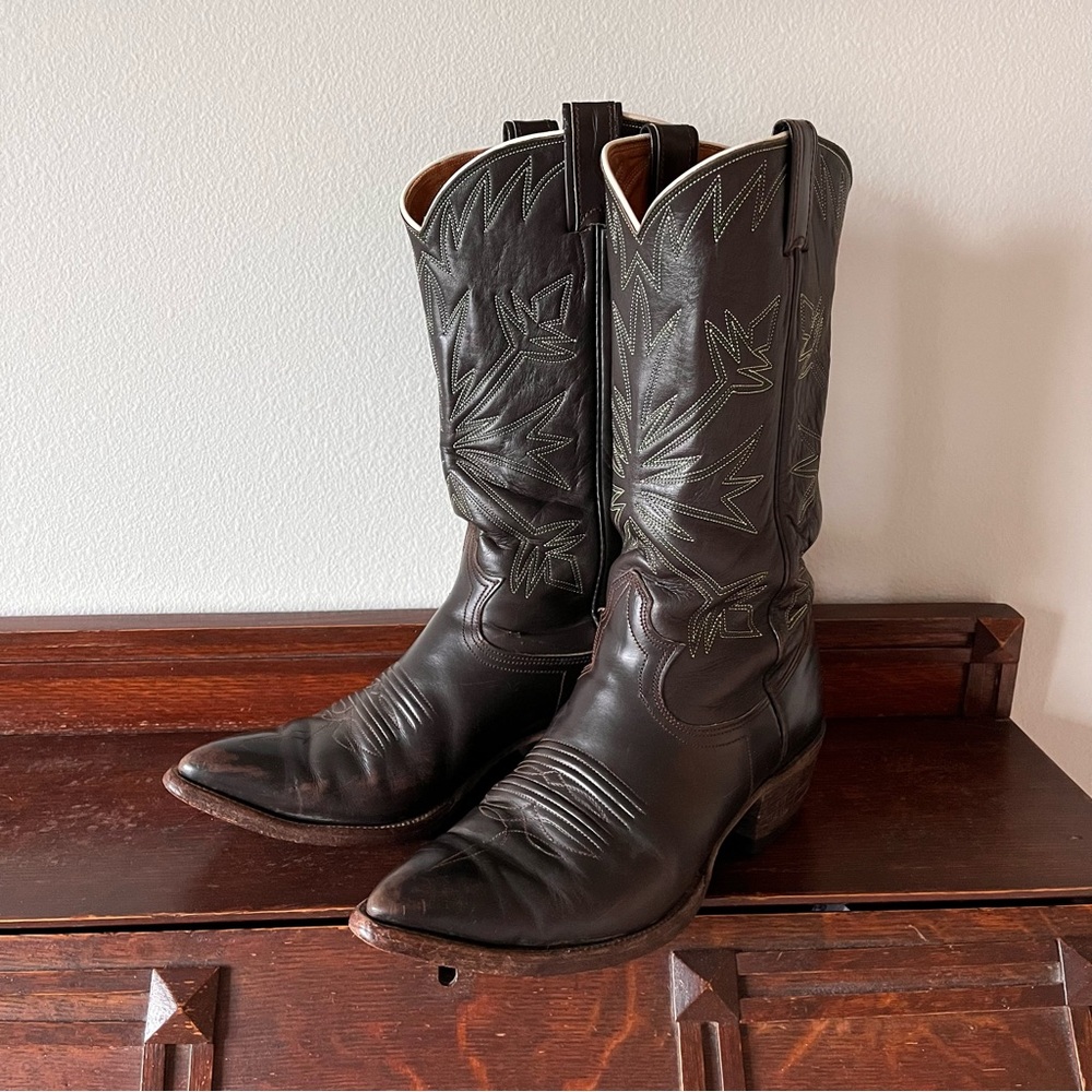 Nocona Vintage Brown Cowgirl Boots